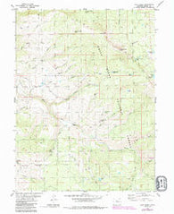 Lava Creek Colorado Historical topographic map, 1:24000 scale, 7.5 X 7.5 Minute, Year 1980