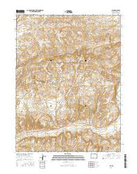 Lay Colorado Current topographic map, 1:24000 scale, 7.5 X 7.5 Minute, Year 2016