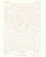 Lay SE Colorado Historical topographic map, 1:24000 scale, 7.5 X 7.5 Minute, Year 1969