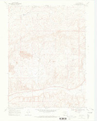Lay Colorado Historical topographic map, 1:24000 scale, 7.5 X 7.5 Minute, Year 1969