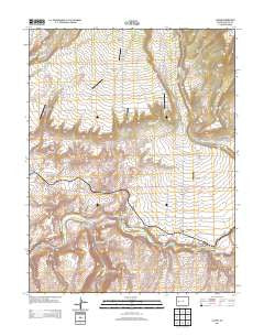 Lazear Colorado Historical topographic map, 1:24000 scale, 7.5 X 7.5 Minute, Year 2013