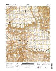 Lazear Colorado Current topographic map, 1:24000 scale, 7.5 X 7.5 Minute, Year 2016