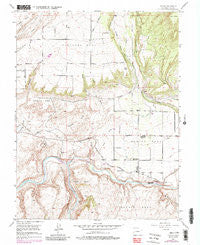 Lazear Colorado Historical topographic map, 1:24000 scale, 7.5 X 7.5 Minute, Year 1955