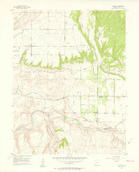 Lazear Colorado Historical topographic map, 1:24000 scale, 7.5 X 7.5 Minute, Year 1955