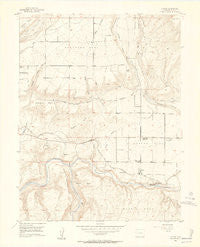 Lazear Colorado Historical topographic map, 1:24000 scale, 7.5 X 7.5 Minute, Year 1955