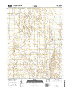 Leader Colorado Current topographic map, 1:24000 scale, 7.5 X 7.5 Minute, Year 2016