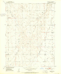 Leader NW Colorado Historical topographic map, 1:24000 scale, 7.5 X 7.5 Minute, Year 1951