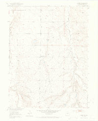 Leader SE Colorado Historical topographic map, 1:24000 scale, 7.5 X 7.5 Minute, Year 1951