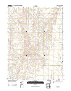 Leader NW Colorado Historical topographic map, 1:24000 scale, 7.5 X 7.5 Minute, Year 2013