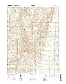 Leader NW Colorado Current topographic map, 1:24000 scale, 7.5 X 7.5 Minute, Year 2016