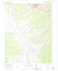 Leadville South Colorado Historical topographic map, 1:24000 scale, 7.5 X 7.5 Minute, Year 1969