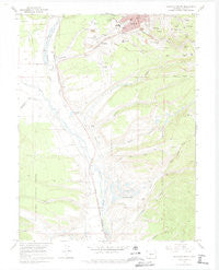 Leadville South Colorado Historical topographic map, 1:24000 scale, 7.5 X 7.5 Minute, Year 1969