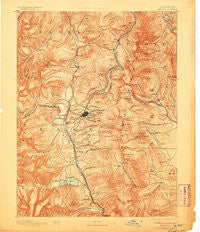 Leadville Colorado Historical topographic map, 1:125000 scale, 30 X 30 Minute, Year 1891