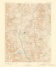 Leadville Colorado Historical topographic map, 1:125000 scale, 30 X 30 Minute, Year 1891