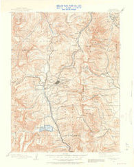 Leadville Colorado Historical topographic map, 1:125000 scale, 30 X 30 Minute, Year 1889