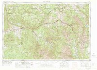 Leadville Colorado Historical topographic map, 1:250000 scale, 1 X 2 Degree, Year 1957