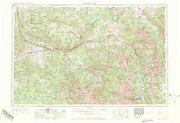 Leadville Colorado Historical topographic map, 1:250000 scale, 1 X 2 Degree, Year 1964