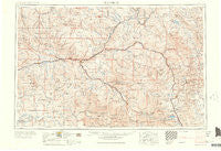 Leadville Colorado Historical topographic map, 1:250000 scale, 1 X 2 Degree, Year 1960