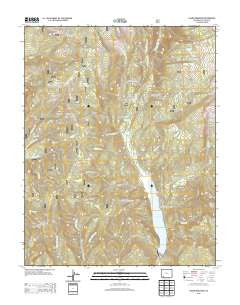 Lemon Reservoir Colorado Historical topographic map, 1:24000 scale, 7.5 X 7.5 Minute, Year 2013