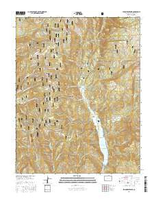Lemon Reservoir Colorado Current topographic map, 1:24000 scale, 7.5 X 7.5 Minute, Year 2016