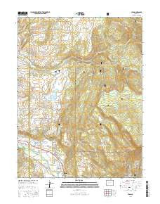 Leon Colorado Current topographic map, 1:24000 scale, 7.5 X 7.5 Minute, Year 2016
