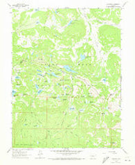 Leon Peak Colorado Historical topographic map, 1:24000 scale, 7.5 X 7.5 Minute, Year 1960