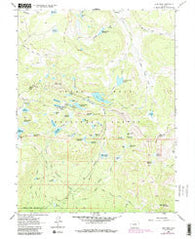 Leon Peak Colorado Historical topographic map, 1:24000 scale, 7.5 X 7.5 Minute, Year 1960