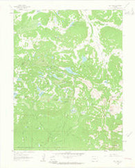 Leon Peak Colorado Historical topographic map, 1:24000 scale, 7.5 X 7.5 Minute, Year 1960