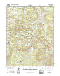 Leon Peak Colorado Historical topographic map, 1:24000 scale, 7.5 X 7.5 Minute, Year 2013