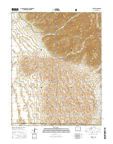 Liberty Colorado Current topographic map, 1:24000 scale, 7.5 X 7.5 Minute, Year 2016