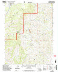 Lime Creek Colorado Historical topographic map, 1:24000 scale, 7.5 X 7.5 Minute, Year 2001