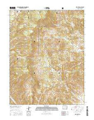 Lime Creek Colorado Current topographic map, 1:24000 scale, 7.5 X 7.5 Minute, Year 2016