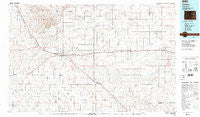 Limon Colorado Historical topographic map, 1:100000 scale, 30 X 60 Minute, Year 1984