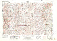 Limon Colorado Historical topographic map, 1:250000 scale, 1 X 2 Degree, Year 1954