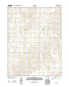 Lindon Colorado Historical topographic map, 1:24000 scale, 7.5 X 7.5 Minute, Year 2013