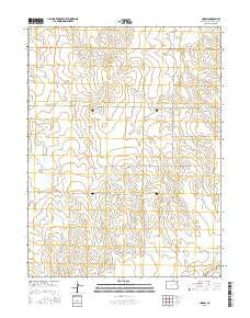 Lindon Colorado Current topographic map, 1:24000 scale, 7.5 X 7.5 Minute, Year 2016