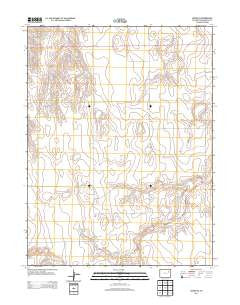 Lindon NE Colorado Historical topographic map, 1:24000 scale, 7.5 X 7.5 Minute, Year 2013
