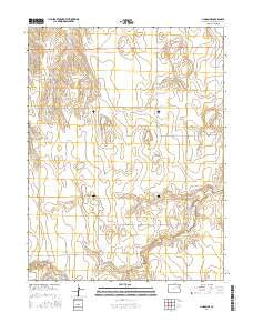 Lindon NE Colorado Current topographic map, 1:24000 scale, 7.5 X 7.5 Minute, Year 2016