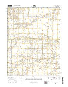 Lindon SW Colorado Current topographic map, 1:24000 scale, 7.5 X 7.5 Minute, Year 2016