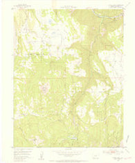 Little Cone Colorado Historical topographic map, 1:24000 scale, 7.5 X 7.5 Minute, Year 1953