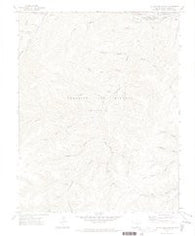 Little Pine Canyon Colorado Historical topographic map, 1:24000 scale, 7.5 X 7.5 Minute, Year 1971