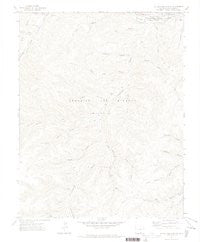 Little Pine Canyon Colorado Historical topographic map, 1:24000 scale, 7.5 X 7.5 Minute, Year 1971