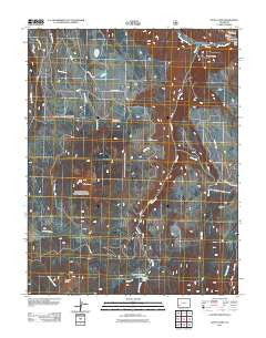 Little Cone Colorado Historical topographic map, 1:24000 scale, 7.5 X 7.5 Minute, Year 2011