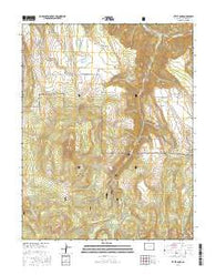 Little Cone Colorado Current topographic map, 1:24000 scale, 7.5 X 7.5 Minute, Year 2016