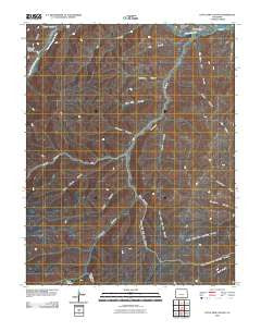 Little Pine Canyon Colorado Historical topographic map, 1:24000 scale, 7.5 X 7.5 Minute, Year 2010
