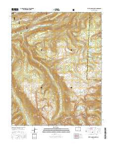 Little Squaw Creek Colorado Current topographic map, 1:24000 scale, 7.5 X 7.5 Minute, Year 2016
