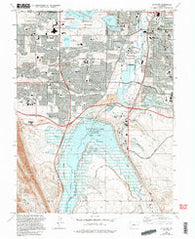 Littleton Colorado Historical topographic map, 1:24000 scale, 7.5 X 7.5 Minute, Year 1965