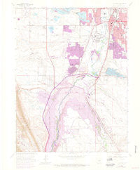 Littleton Colorado Historical topographic map, 1:24000 scale, 7.5 X 7.5 Minute, Year 1965