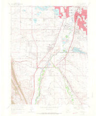 Littleton Colorado Historical topographic map, 1:24000 scale, 7.5 X 7.5 Minute, Year 1965