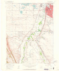 Littleton Colorado Historical topographic map, 1:24000 scale, 7.5 X 7.5 Minute, Year 1957